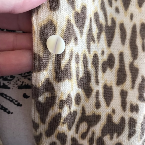 J. Crew Leopard Print Cardigan🐆 - Picture 5 of 5